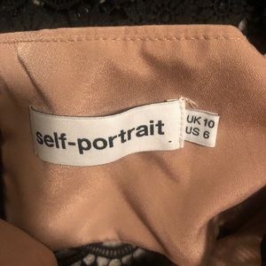 Self - portrait black dress